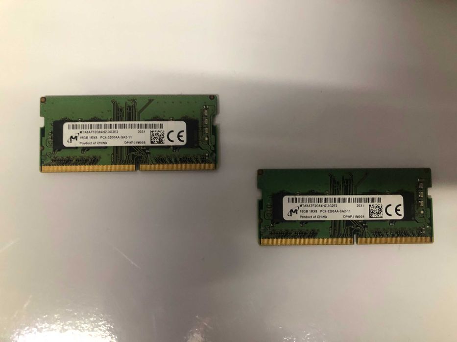 Sodimm 32 Gb Micron Dual chanel, 3200, 2 x 16 gb, garantie