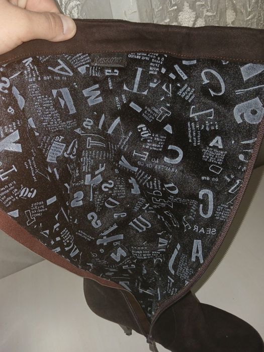 Сапоги замшевые , весна лето