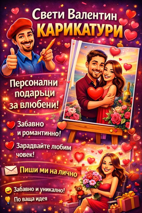 Подарък за всеки празник. Карикатура.