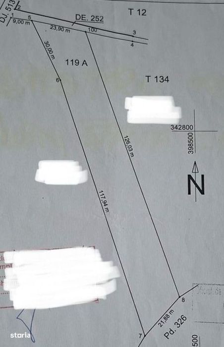 Teren intravilan cu vedere la padure, 2.533 mp, Melinesti, Amarasti