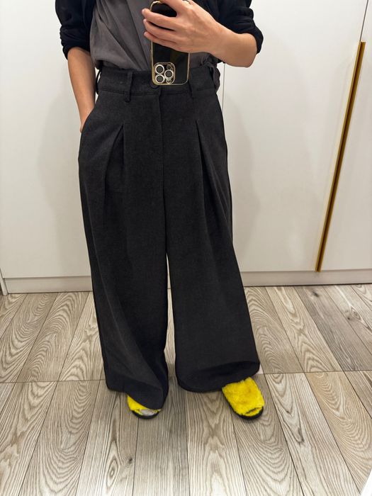 Брюки палаццо зима