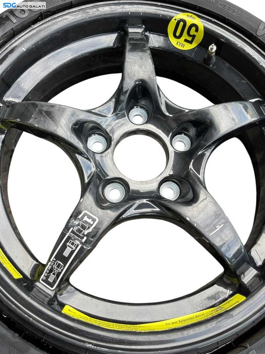 Roata Janta Rezerva Aliaj 5x112 165 15 Mercedes Clasa C Class W203 C180 C200 C220 C270 2001 - 2007 Cod A1705840538 2034012002 [B4190]