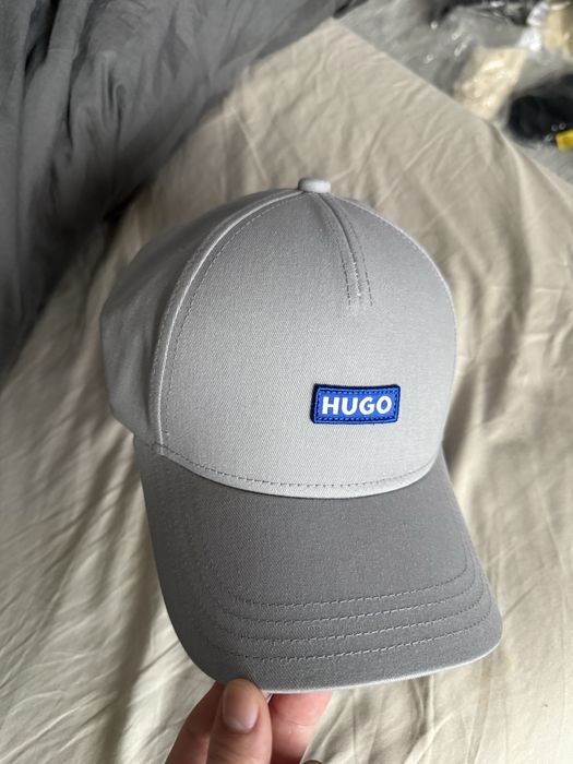 HUGO Jinko sapca unisex gri cu logo albastru marime OS noua originala