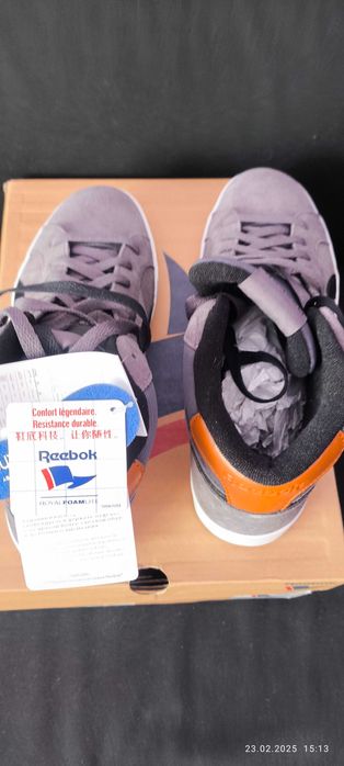 Reebok 42 piele gri, noi in cutie