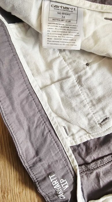 Pantaloni Scurți Carhartt WIP Sid Short - Mărimea 34  L - Gri Antracit