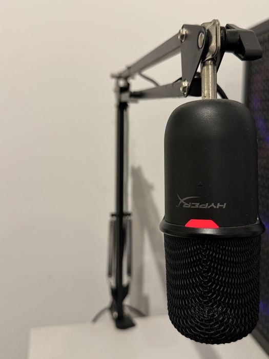 Microfon HyperX SoloCast, cardioid, USB, Negru