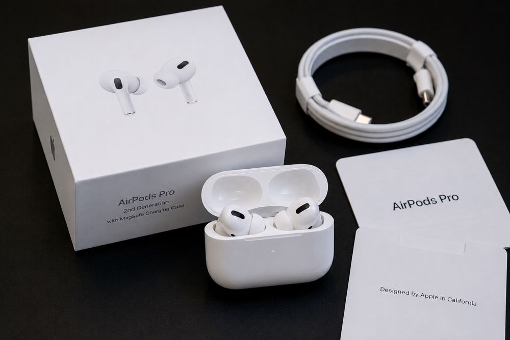 Безжични слушалки Pro 2 AirPods | Шумопотискане | USB-C