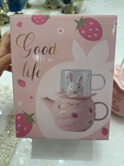 Мини чайник с кружкой