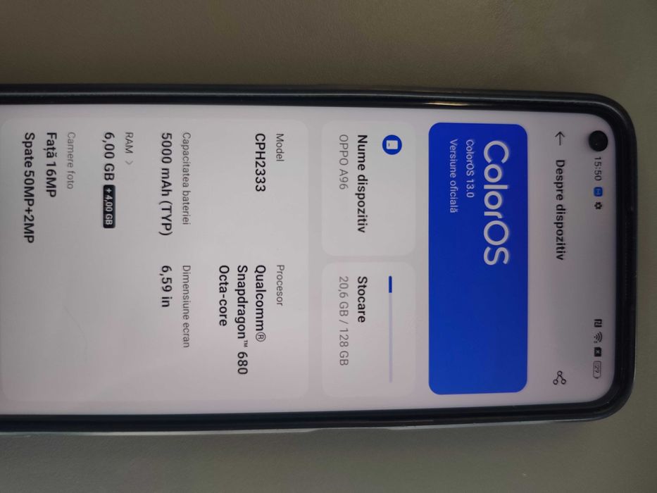 Oppo a96 utilizat