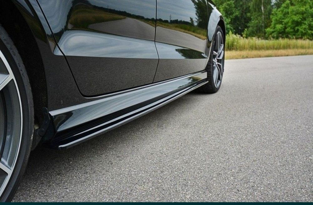 Praguri / Lip Praguri Extensii BMW Seria 5 E60 / E61 – Negru Lucios