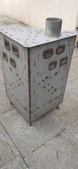 Soba din inox, pe colt