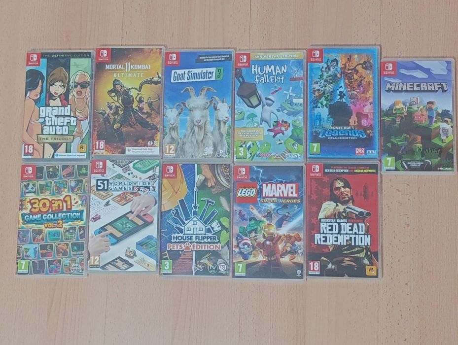 Лот игри за Nintendo switch