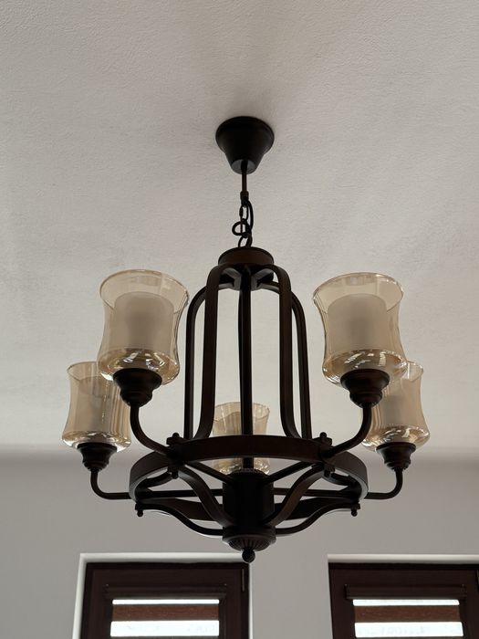 Candelabru din fier forjat 5 brate