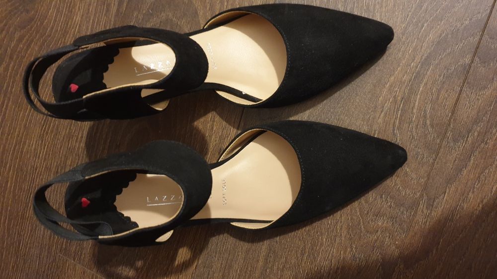Pantofi Lazzarini cu toc ,noi