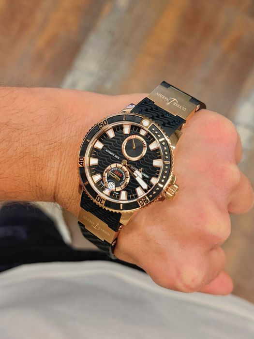 ulysse nardin maxi-marine черно-злато
