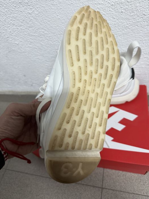 Маратонки Adidas Yamamoto Y-3 SHIKU RUN бяла кожа 42 и 2/3