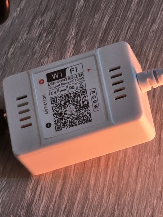 Bandă LED COB RGB + Alb Cald 5M WiFi – 784 LED/m, 24V, Alexa & Google