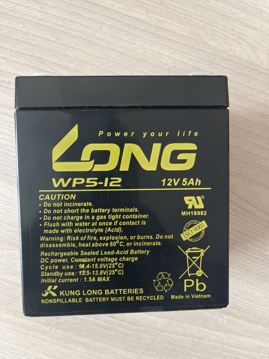 Акамулятор свинцовый кислотный  Long WP5-12