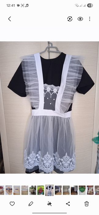 Продам  платье и фартук