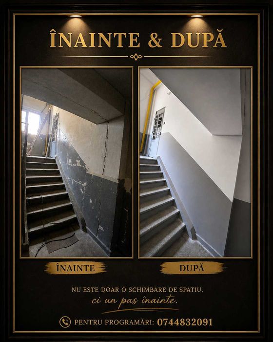 Zugrăvit scări de bloc !!!  Firmă! Zugraveli profesionale la cele mai bune prețuri