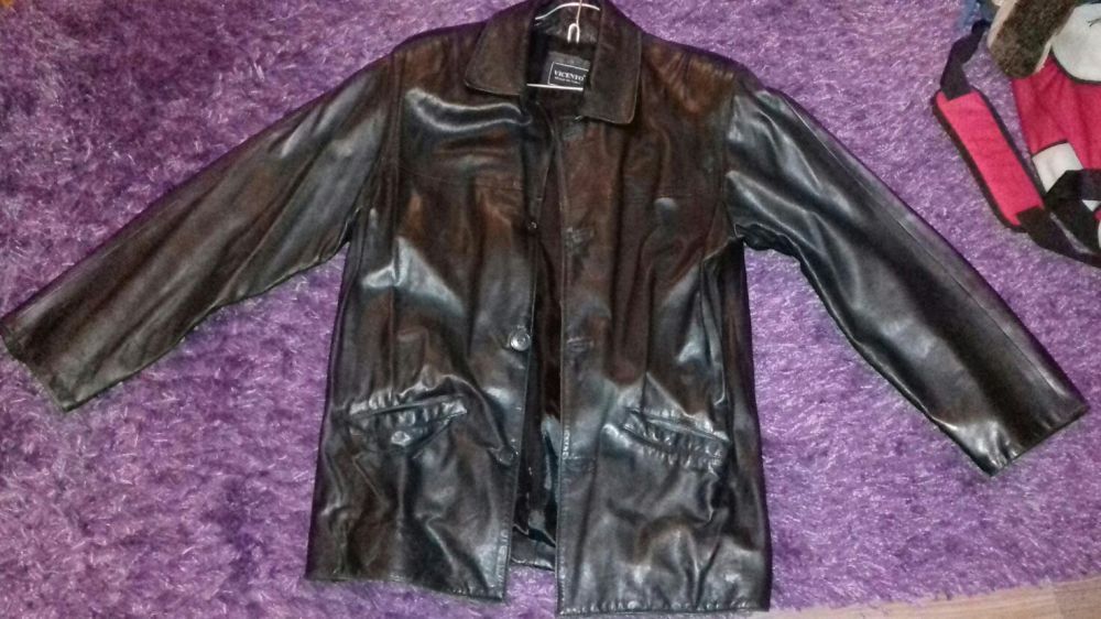 Куртка пиджак чистая кожа