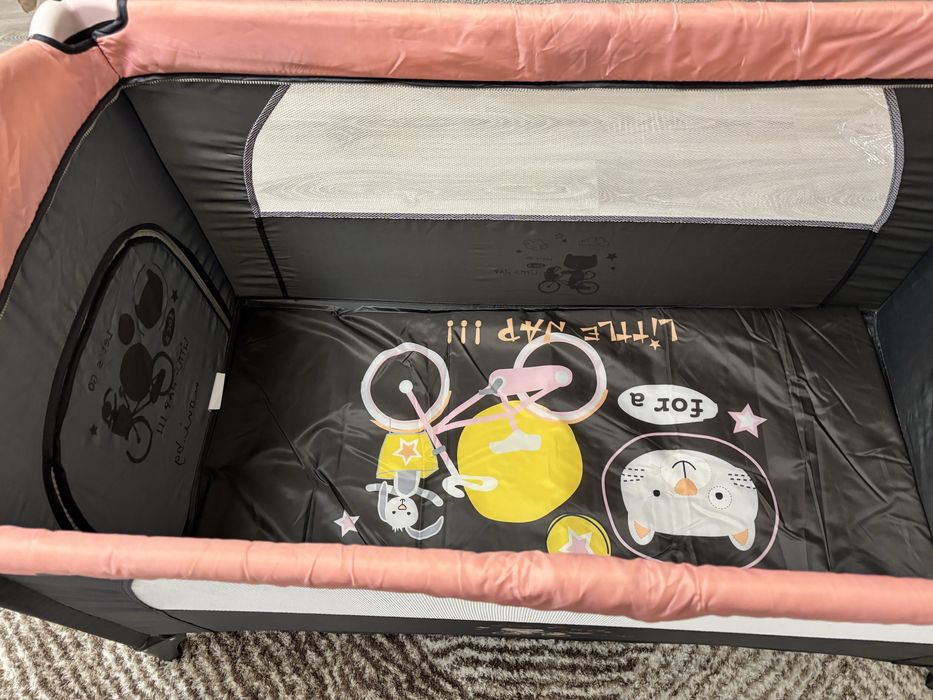 Moni Сгъваема кошара Tommy розова