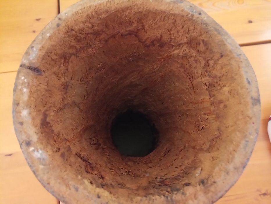 ПромоАФРИКАНСА Таранбука от Тиково Дърво и Кожа с Калъв 100% Автетична