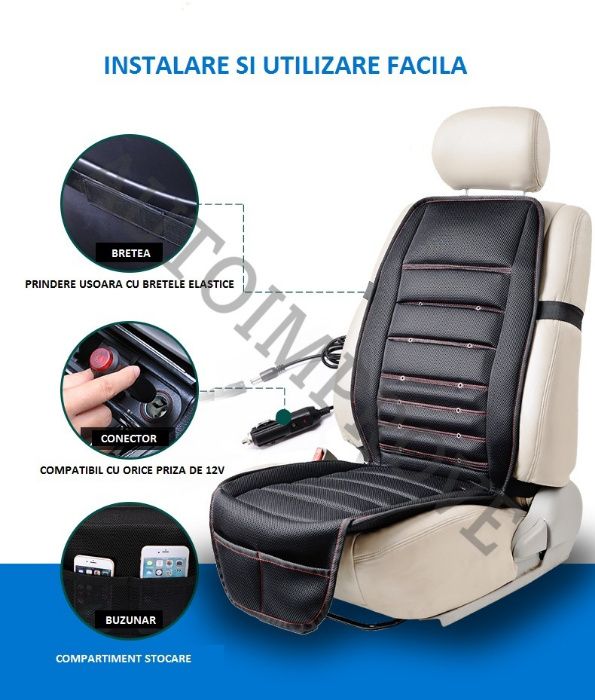 Husa cu ventilatie Autoimprove COOLSEAT