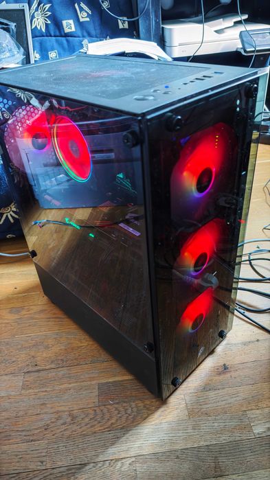 Геймърски компютър RYZEN 5 5500 16GB 1070TI 512GB SSD 1TB HDD