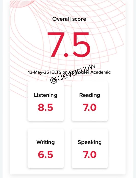 IELTS vip курс за 1490тг