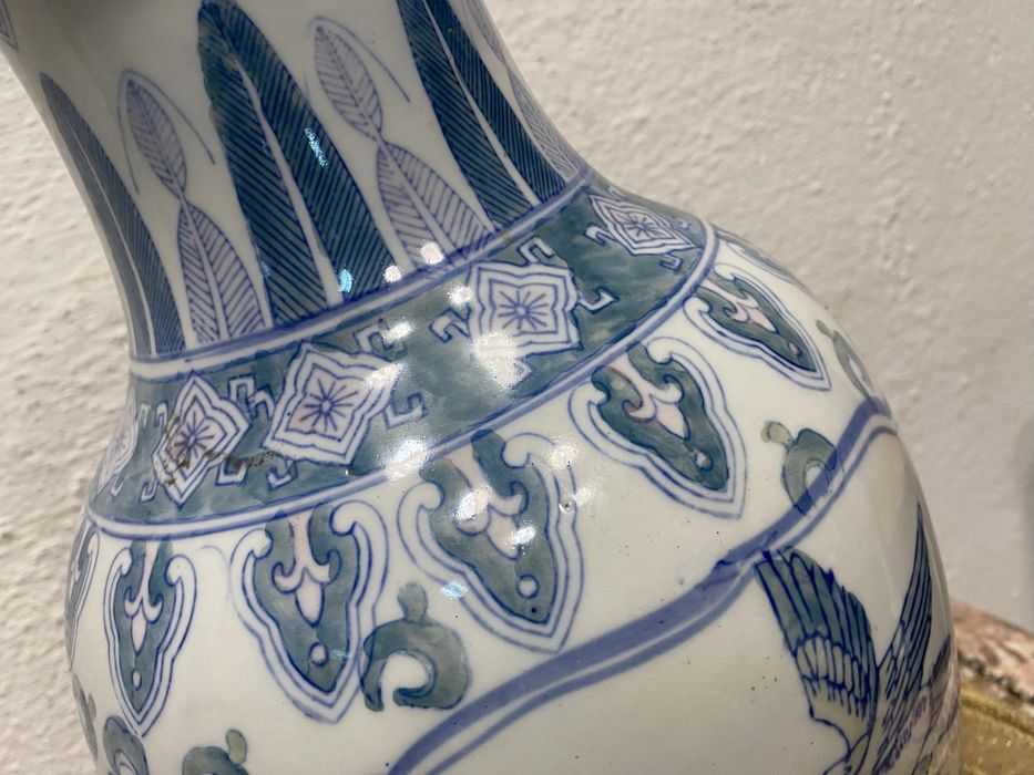 Голяма китайска ваза от порцелан