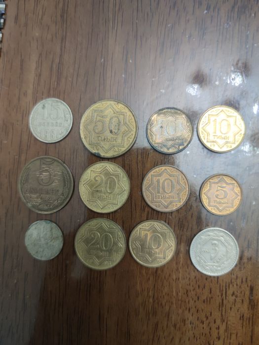 Продам старые монеты Казахстана и СССР