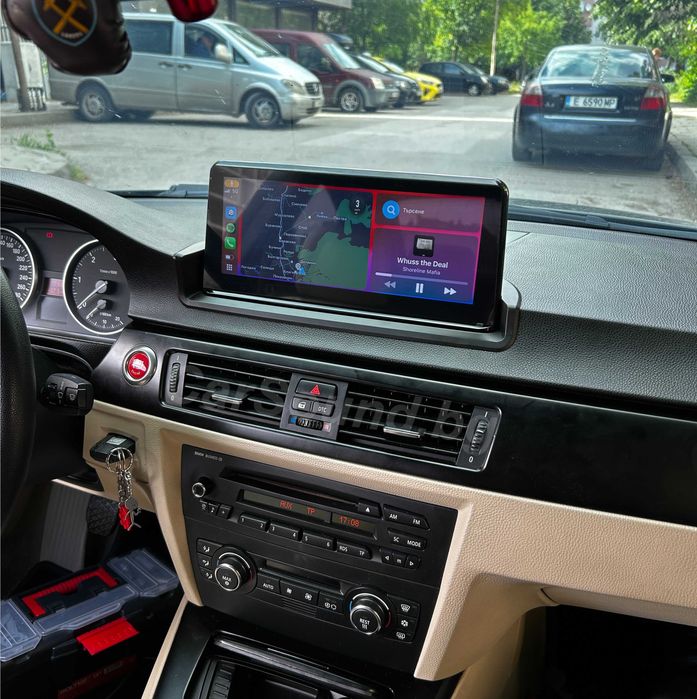BMW E90, E91, E92, E93 - Android Мултимедия БМВ 3 Серия е90, е91, е92 е93 Навигация Андроид 15 CarPlay