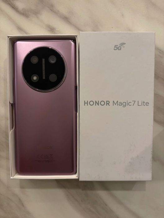 HONOR Magic7 Lite 5G 8/256GB – Titanium Purple – с кутия