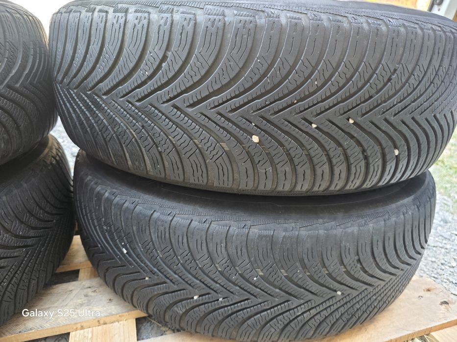 Лети джанти 17ки 5х108 Peugeot + зимни гуми 215/65/17 Michelin