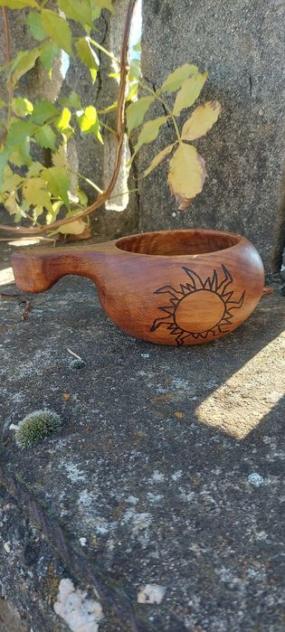 КУКСА Дървена чаша