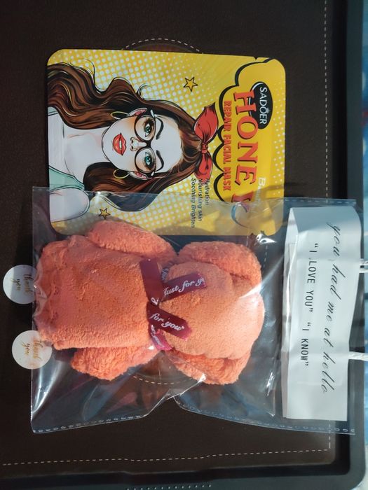 Set produse cu prosopel facial ursuleț