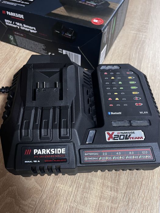Încărcător Parkside Performance 20V / 12A Smart – Nou