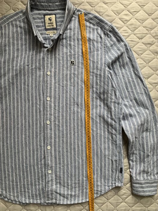 Cămașă de bărbați Garcia din bumbac, în dungi, mărimea XL