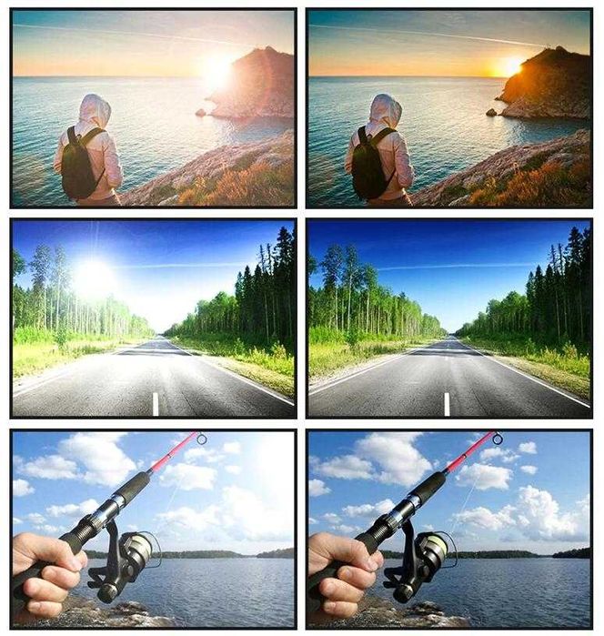 UV400 100% Защита Слънце Поляризирани Фотохром Очила Разтегаема Рамка