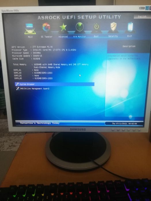 Unitate I7 și de Gaming 16 GB ram SSD 120 gb