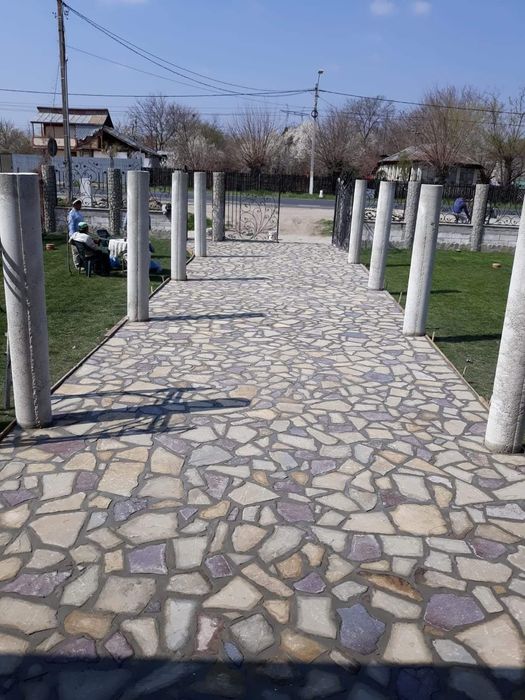 Piatra naturala de munte de Grecia 100%. Lucrez în toată Țara