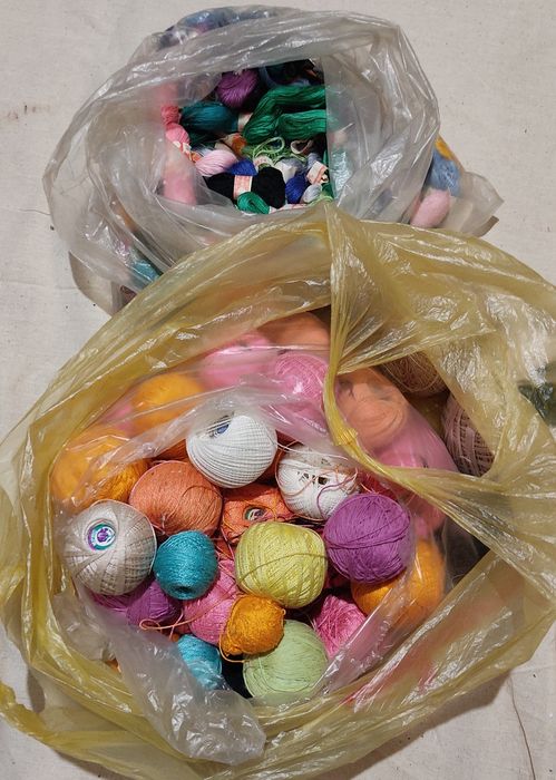 Пряжа разная новая и б/у более 32 кг