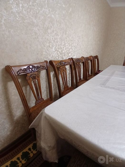 Стол стул 12 кишилик