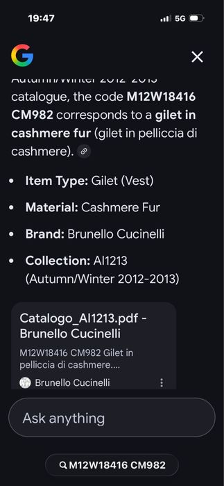 Brunello Cucinelli палто,наметка