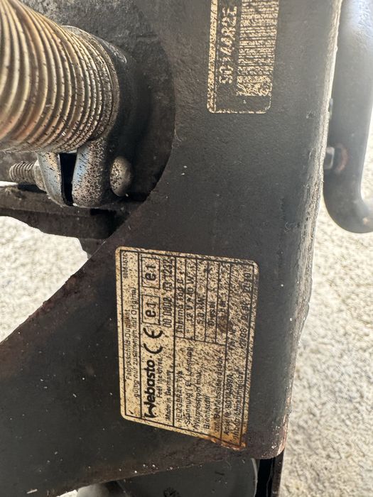 Печка Webasto за бус Ивеко. Iveco Daily