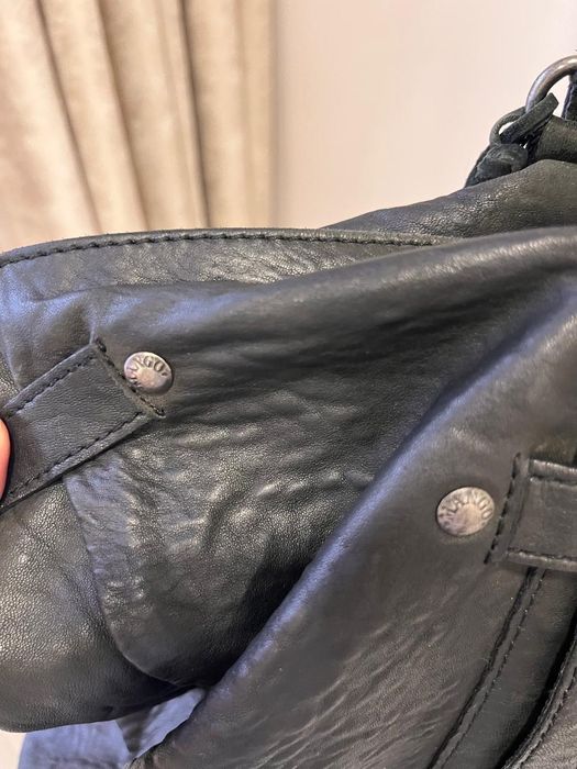 Сумка Mango из натуральной кожи