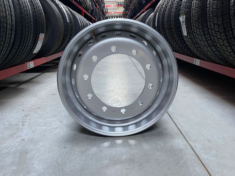 Janta NOUA  Otel 11.75X22.5 Akojant 10 prezoane, 105 mm intre prezoane, fiu 280 mm, flansa laterala Valva exterioara Toate Pozitiile