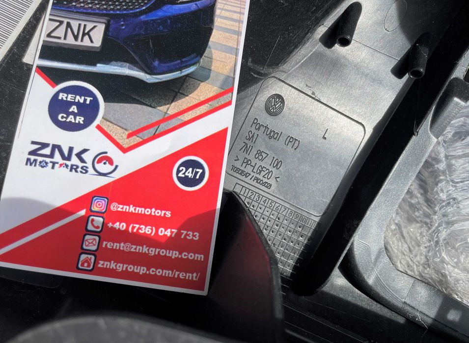 VW Sharan 7n kit airbag / plansa de bord / set centuri / set faruri