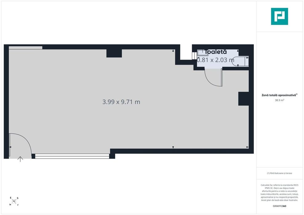 Spațiu Comercial 45 mp | Zona Ioșia